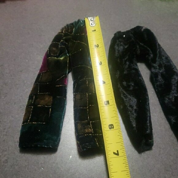 Vintage Doll barbie Clothes Velvet Pants 2 Pr - Picture 4 of 5